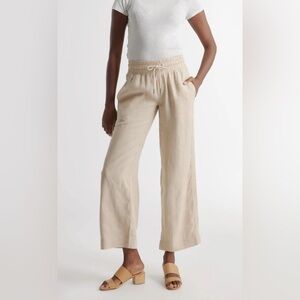 Quince 100% European Linen Wide Leg Pants